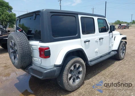 2022 Jeep Wrangler Unlimited Sahara from USA, damaged, VIN 1C4HJXEN9NW247812